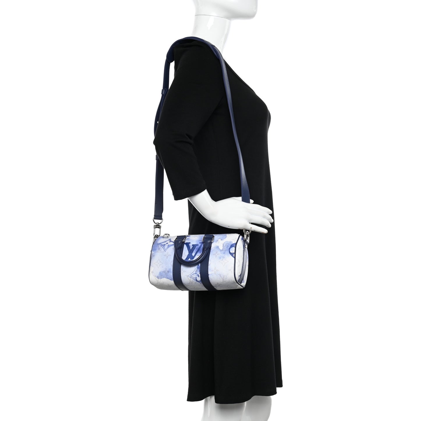 Monogram Watercolor Keepall XS Blue