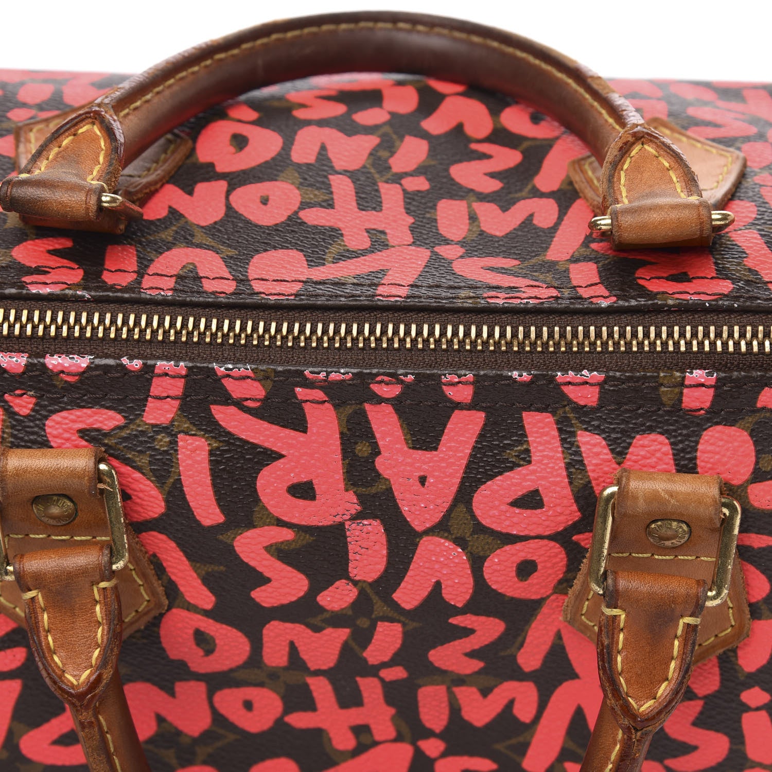 Louis Vuitton Monogram Graffiti Speedy 30 Fuchsia 19 of 21