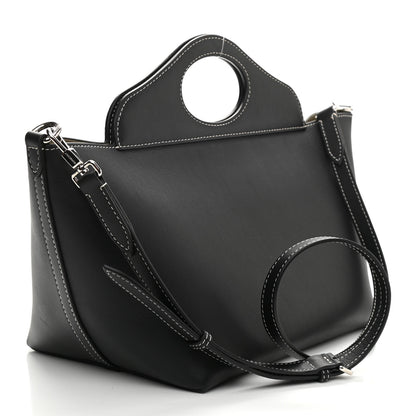 Burberry Soft Calfskin Small Pocket Tote Bag Black 3 of 8