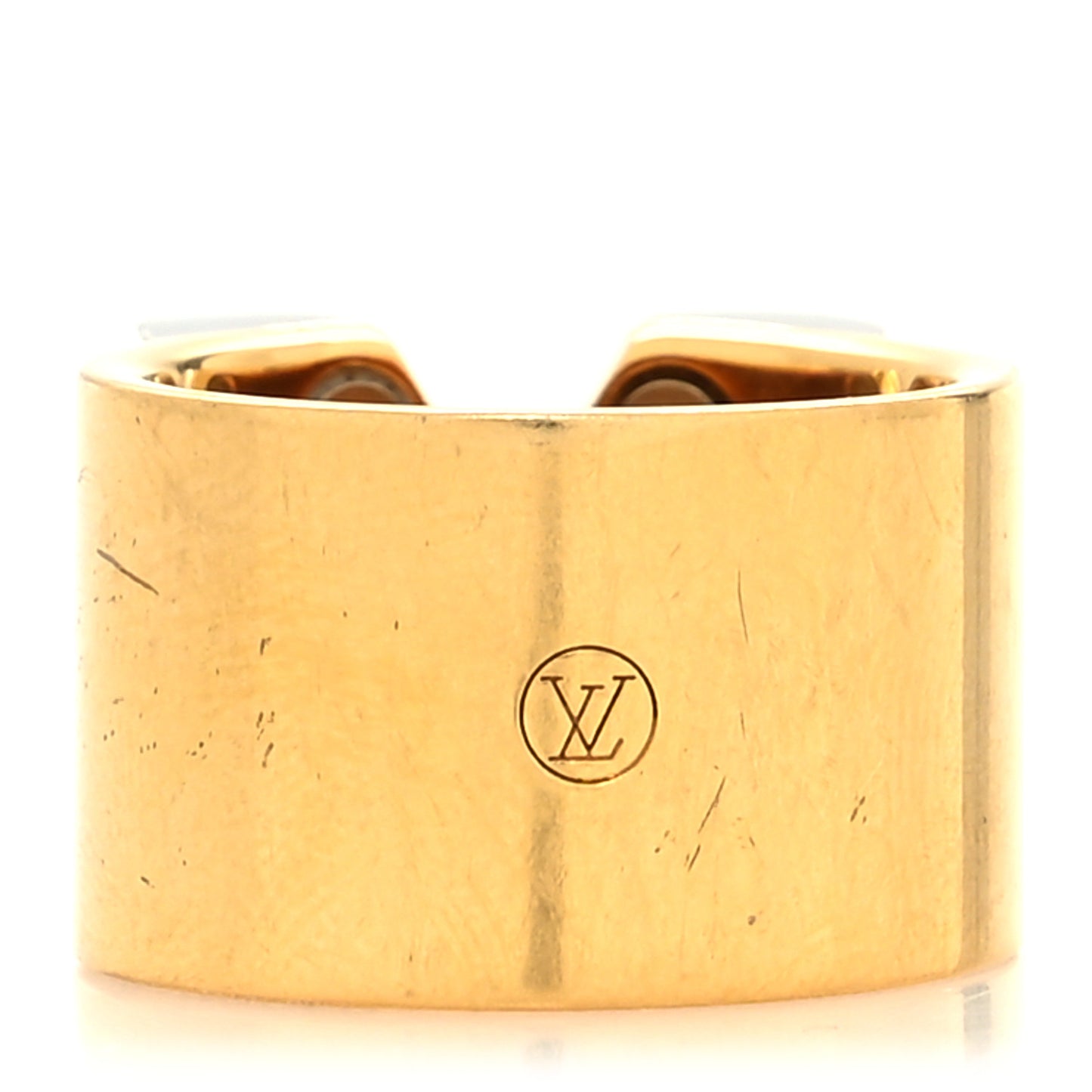 Brass Essential V Ring M Gold Silver
