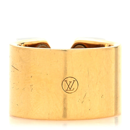 Louis Vuitton Brass Essential V Ring M Gold Silver 3 of 5