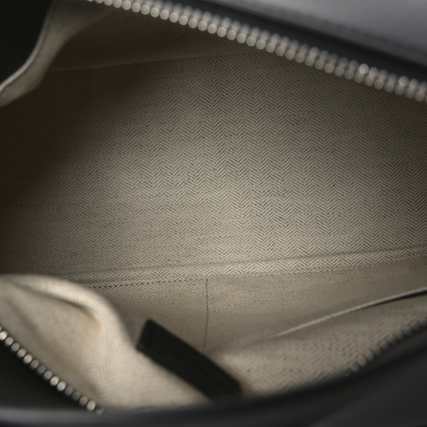 Calfskin Medium Puzzle Edge Bag Black