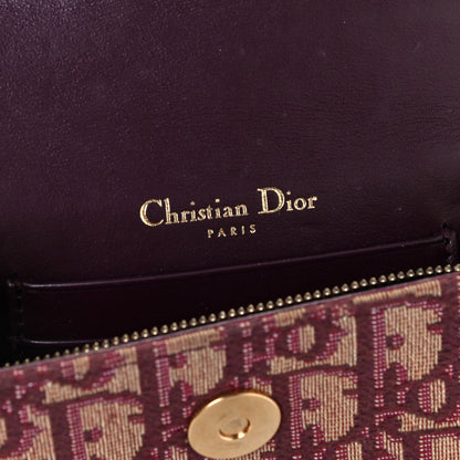 Christian Dior Oblique Saddle Belt Bag Bordeaux 6 of 11