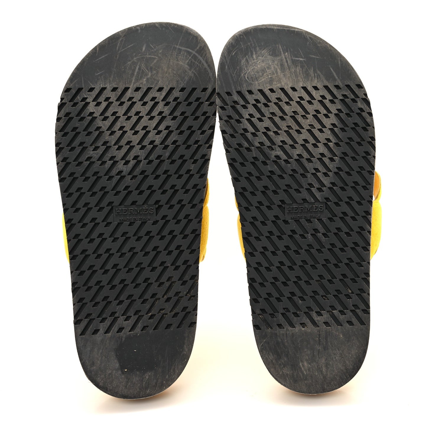 Suede Goatskin Extra Sandals 39 Jaune Sable