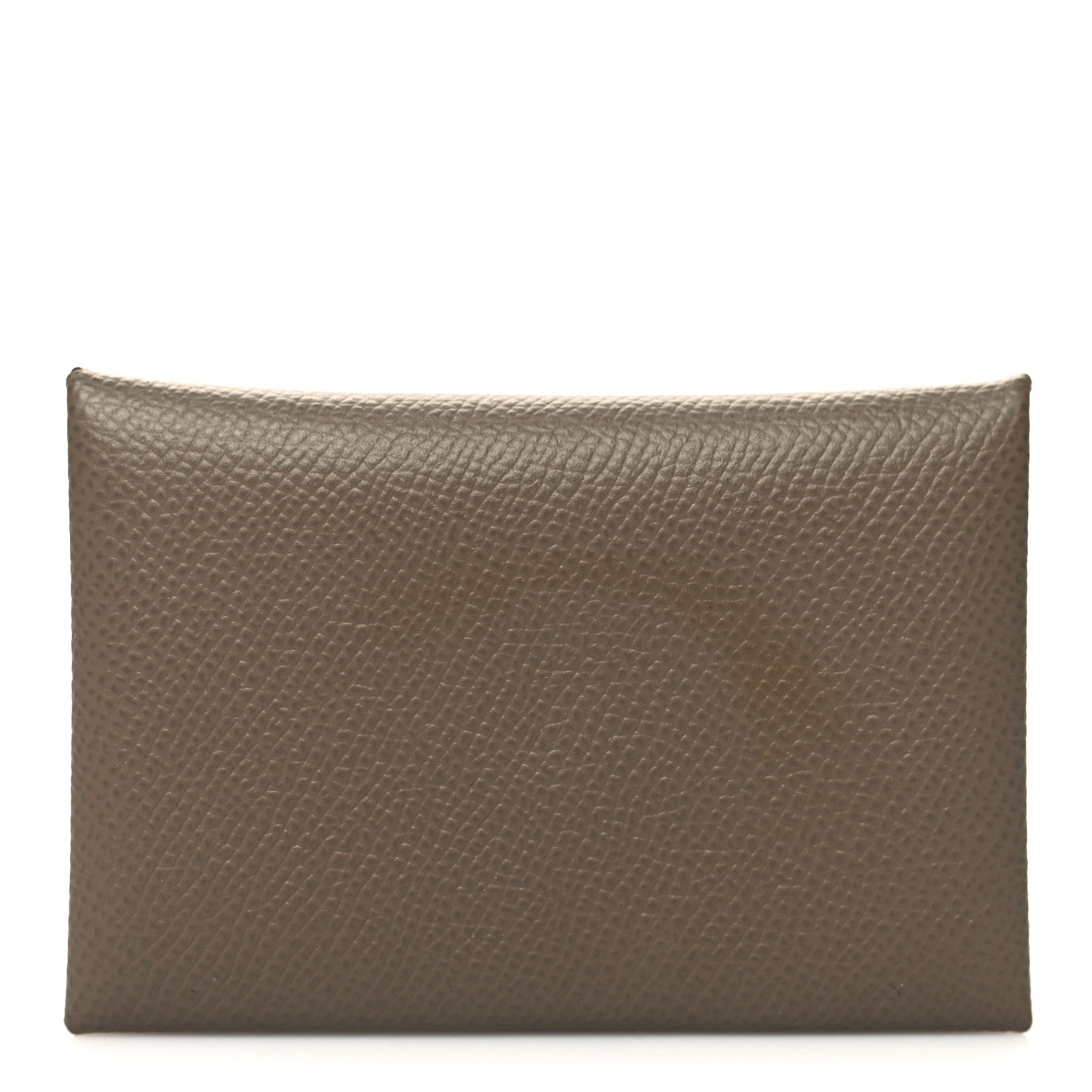 Hermes Epsom Calvi Card Case Etoupe 1 of 10