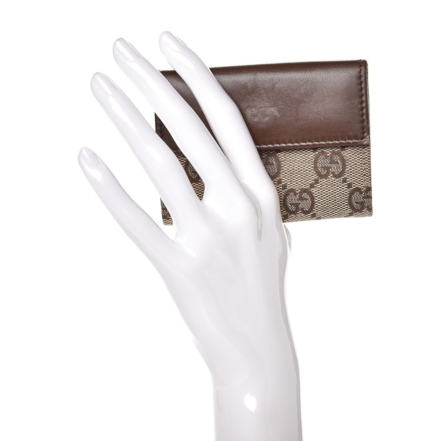 Monogram Coin Purse Brown