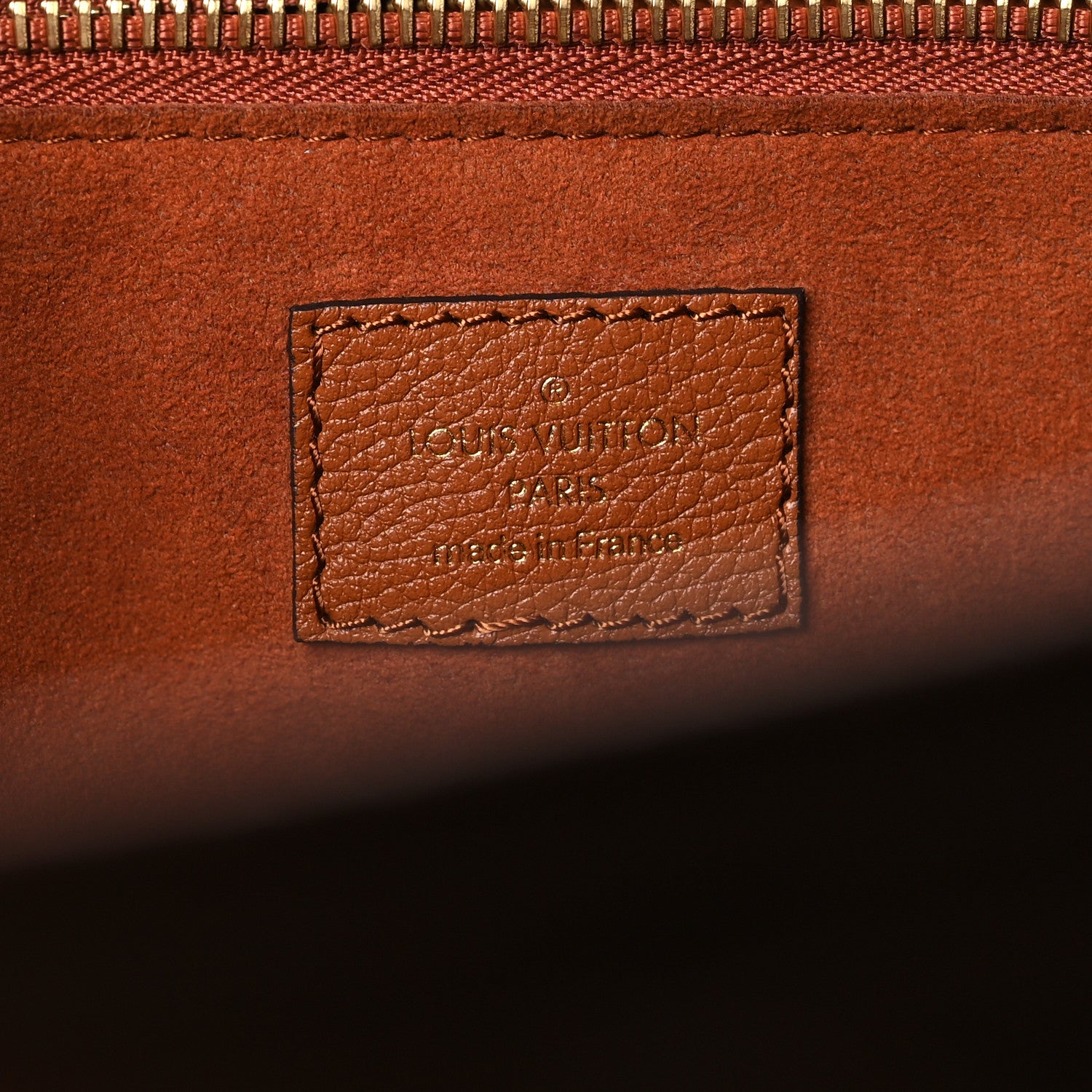 Louis Vuitton Empreinte Monogram Giant Neverfull MM Cognac 6 of 11