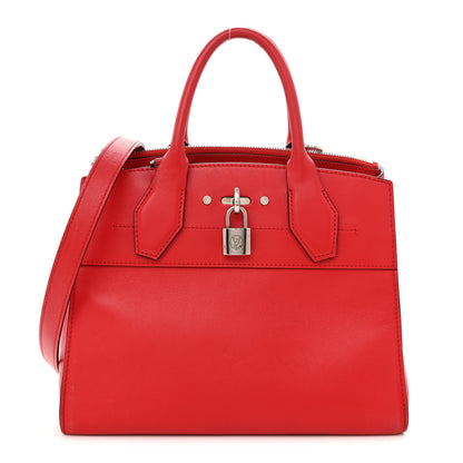 Louis Vuitton Calfskin City Steamer PM Rubis 1 of 23