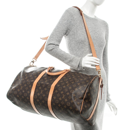Louis Vuitton Monogram Keepall Bandouliere 55 2 of 11
