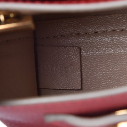 Chloe Calfskin Mini Clare Shoulder Bag Red 7 of 7