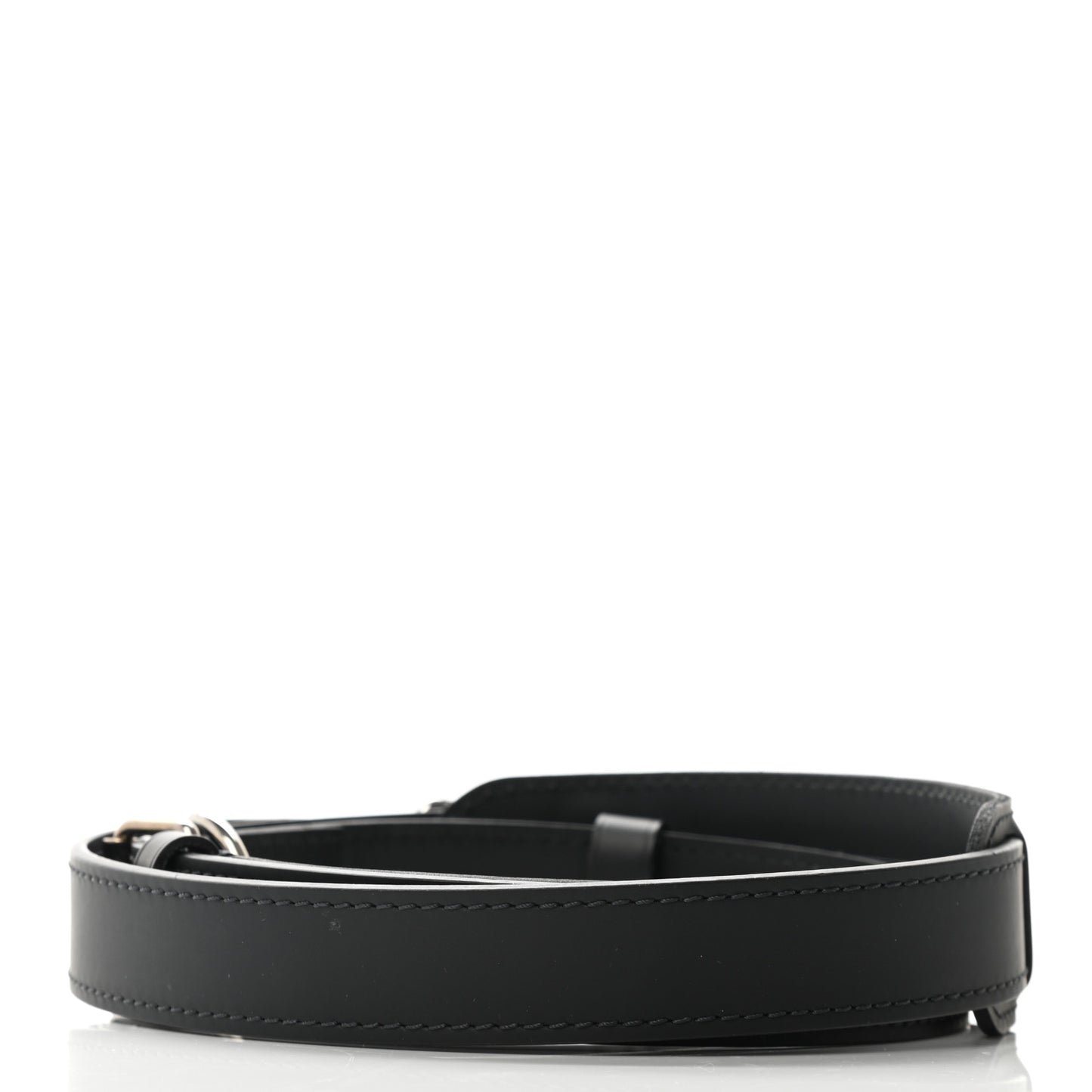 Calfskin Adjustable Keepall Bandouliere Shoulder Strap Black
