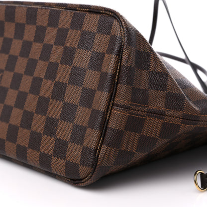 Louis Vuitton Damier Ebene Neo Neverfull MM Rose Ballerine 8 of 8