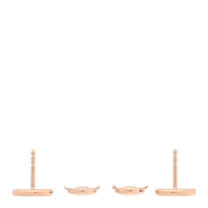 Hermes 18K Rose Gold TPM Farandole Stud Earrings 3 of 5