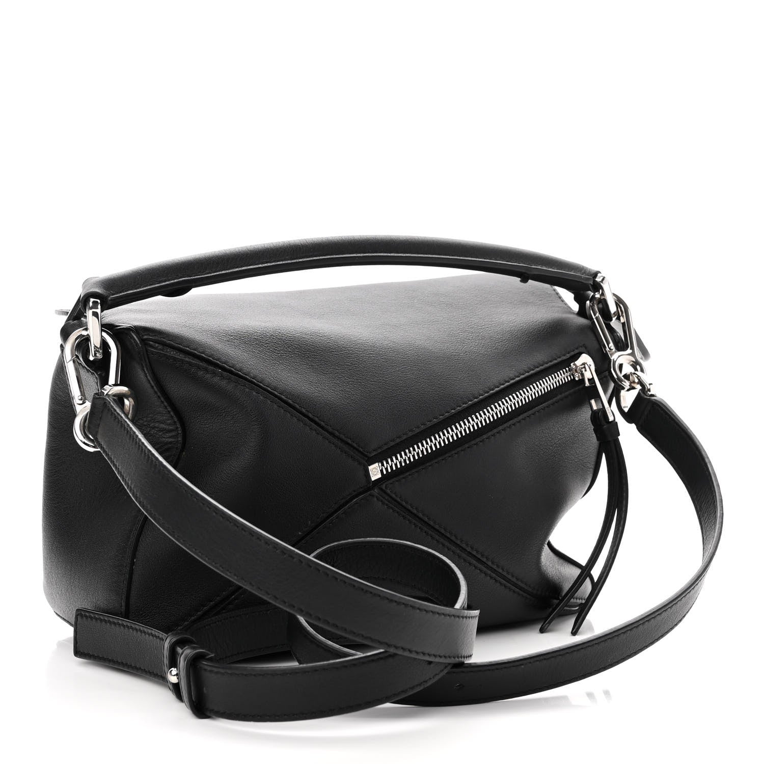 Loewe Calfskin Small Puzzle Bag Black 3 of 11