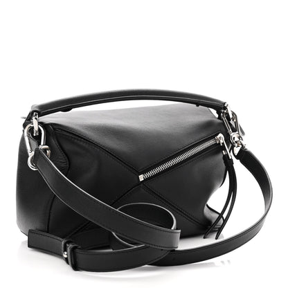 Loewe Calfskin Small Puzzle Bag Black 3 of 11