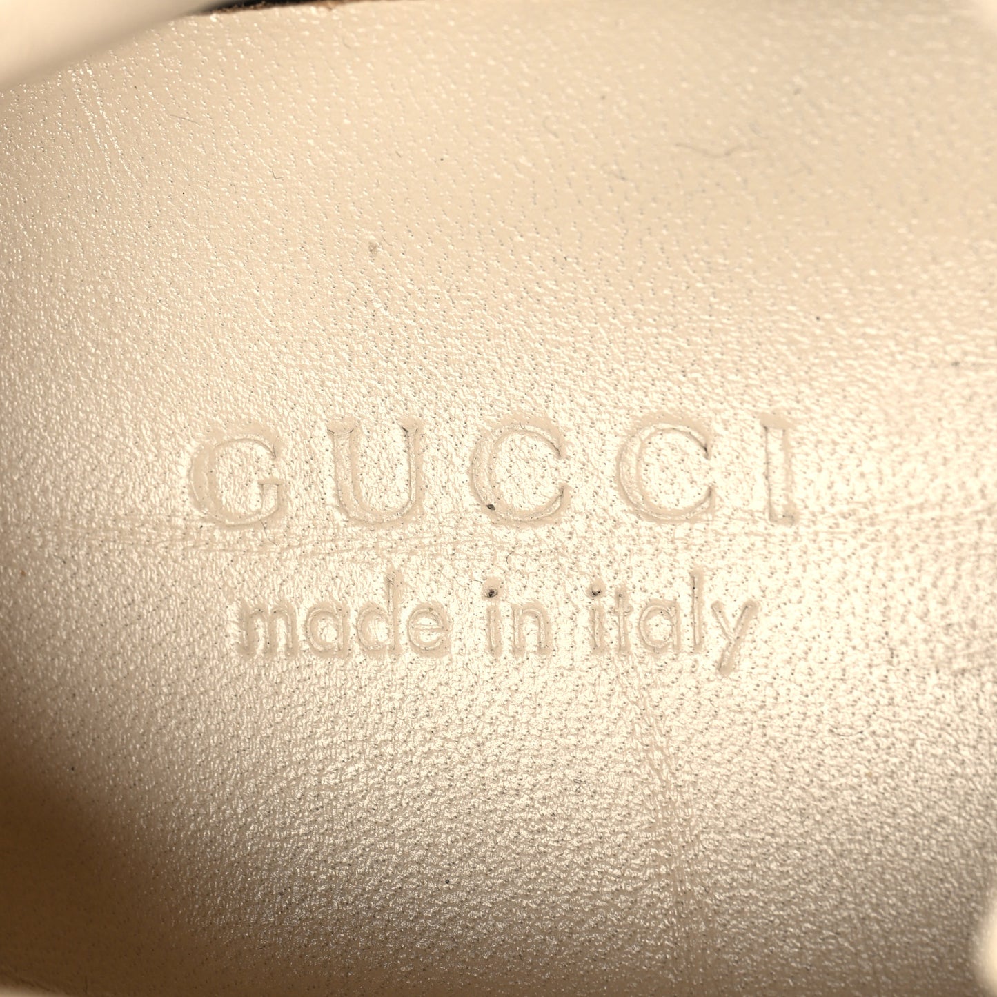 Calfskin Mens Gucci Disk Rhyton Sneaker 8 Ivory Red