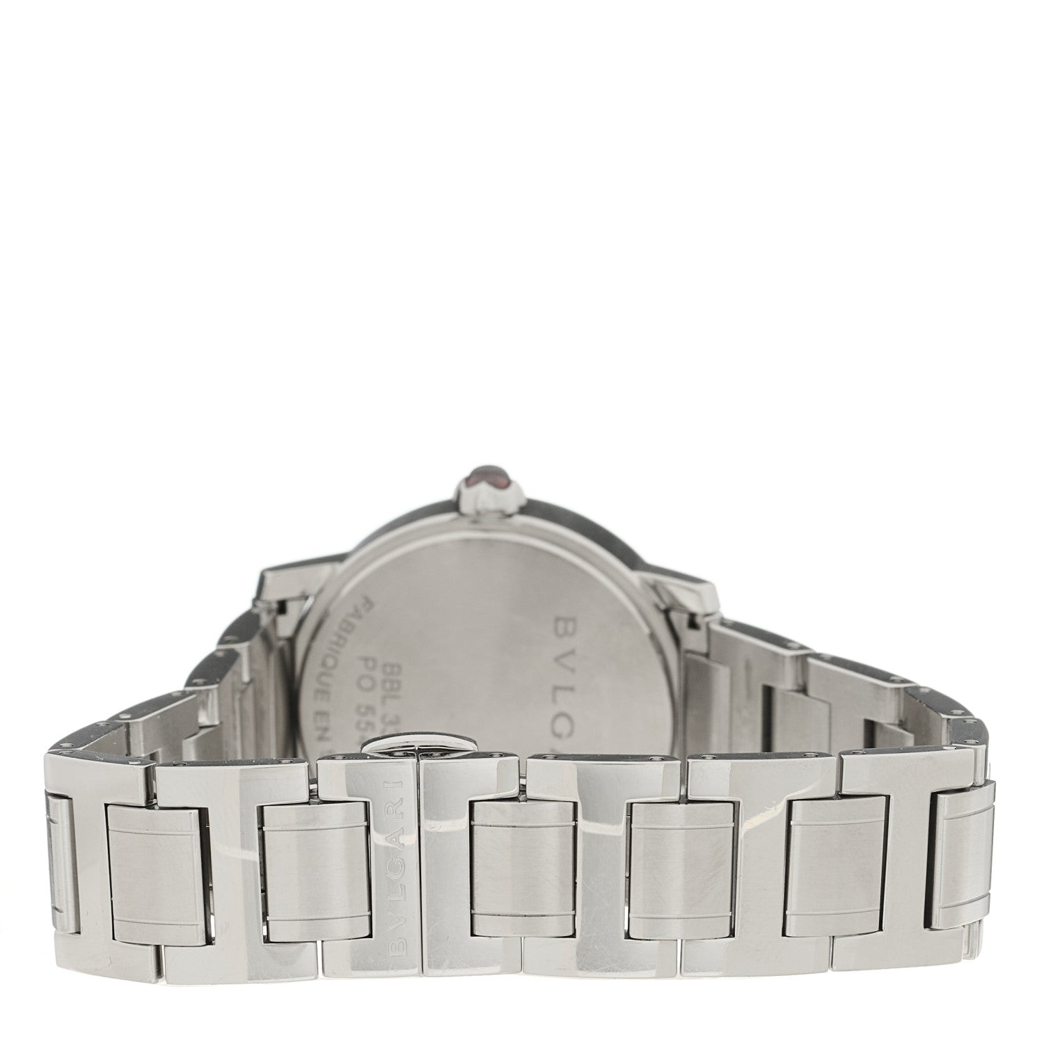 Bulgari Stainless Steel 33mm Automatic Watch Black 3 of 4