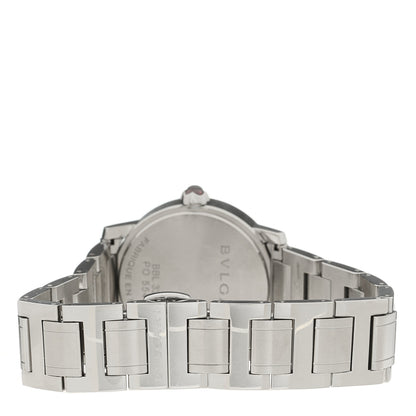 Bulgari Stainless Steel 33mm Automatic Watch Black 3 of 4