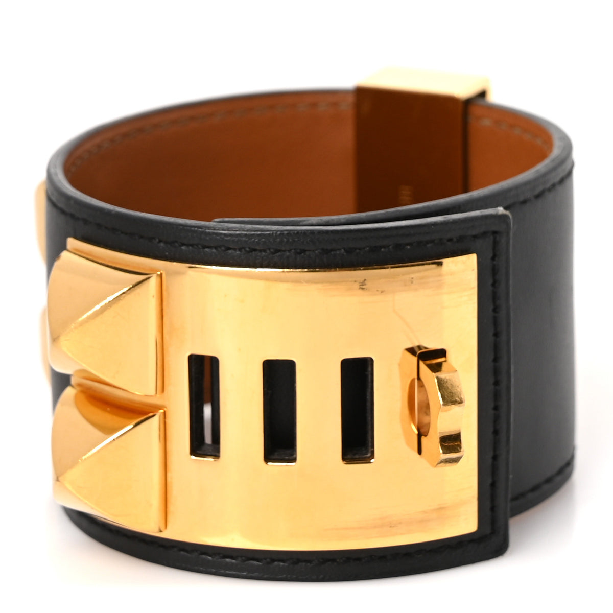 Hermes Box Collier de Chien CDC Bracelet S Black 3 of 5
