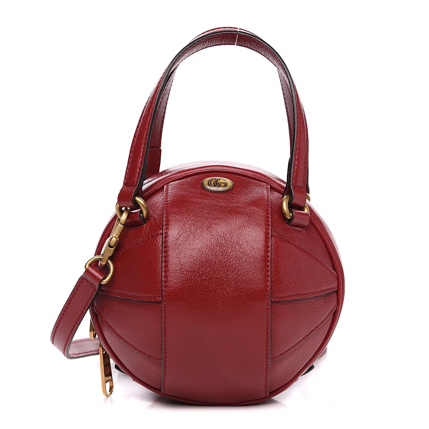 Gucci Piuma Lux Energy Mini Tifosa Basketball Shaped Shoulder Bag Romantic Cerise 1 of 8