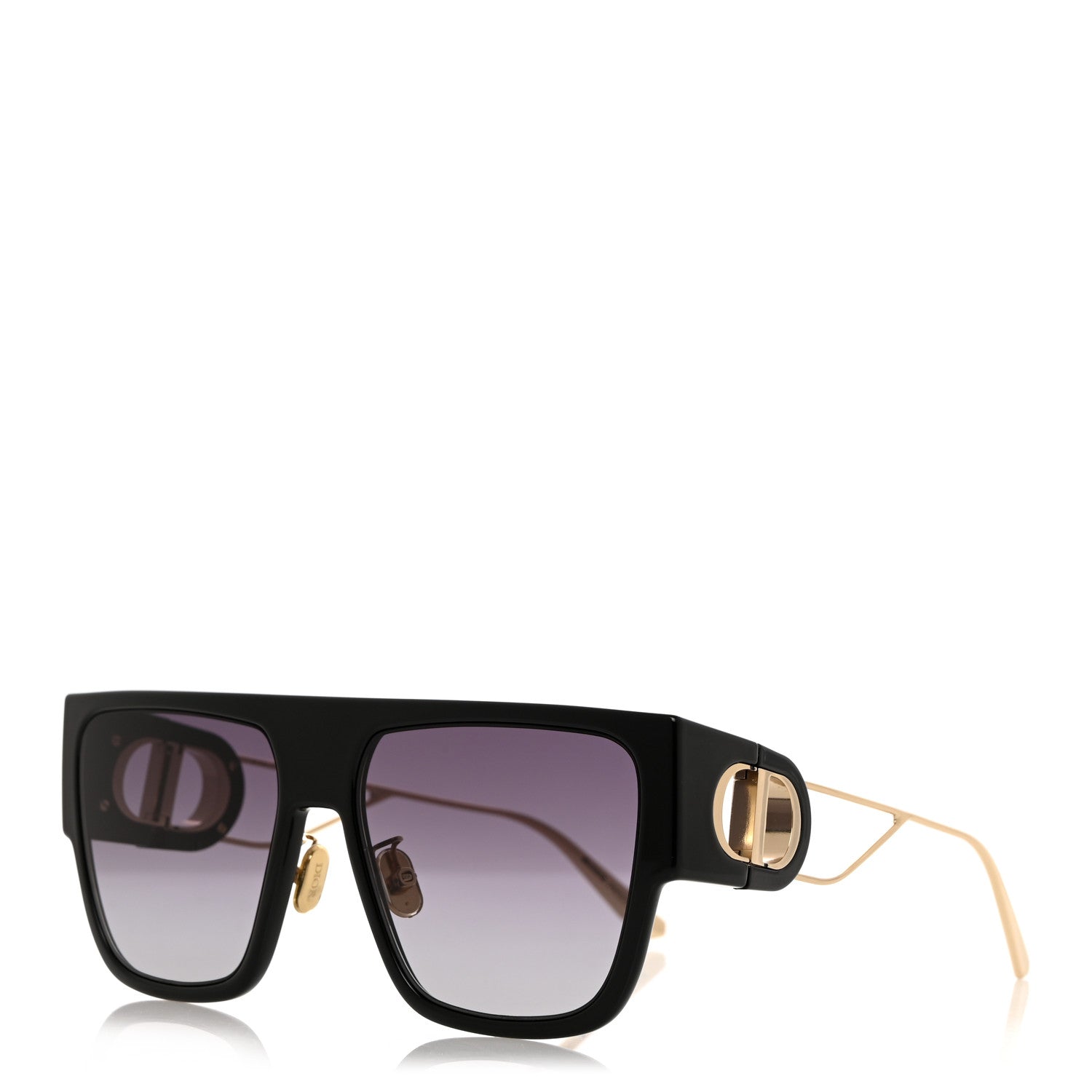 Christian Dior Rectangular 30 Montaigne S3U Sunglasses Black 1 of 7