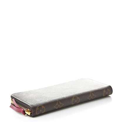 Louis Vuitton Monogram Clemence Wallet Fuchsia 4 of 8