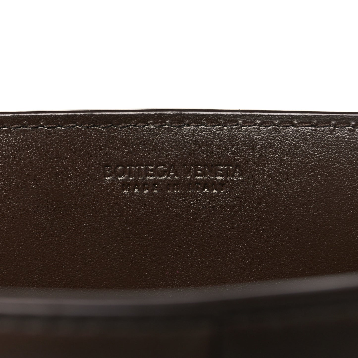 Lambskin Intreccio Mini Cassette Bag Light Brown