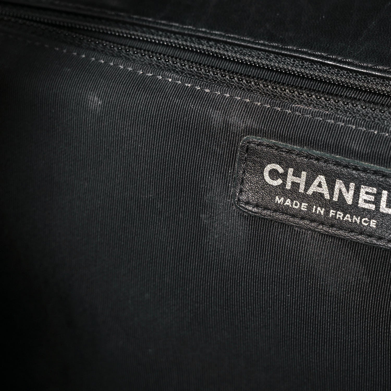Chanel Lambskin Chevron Quilted Single Flap Black 11 of 11