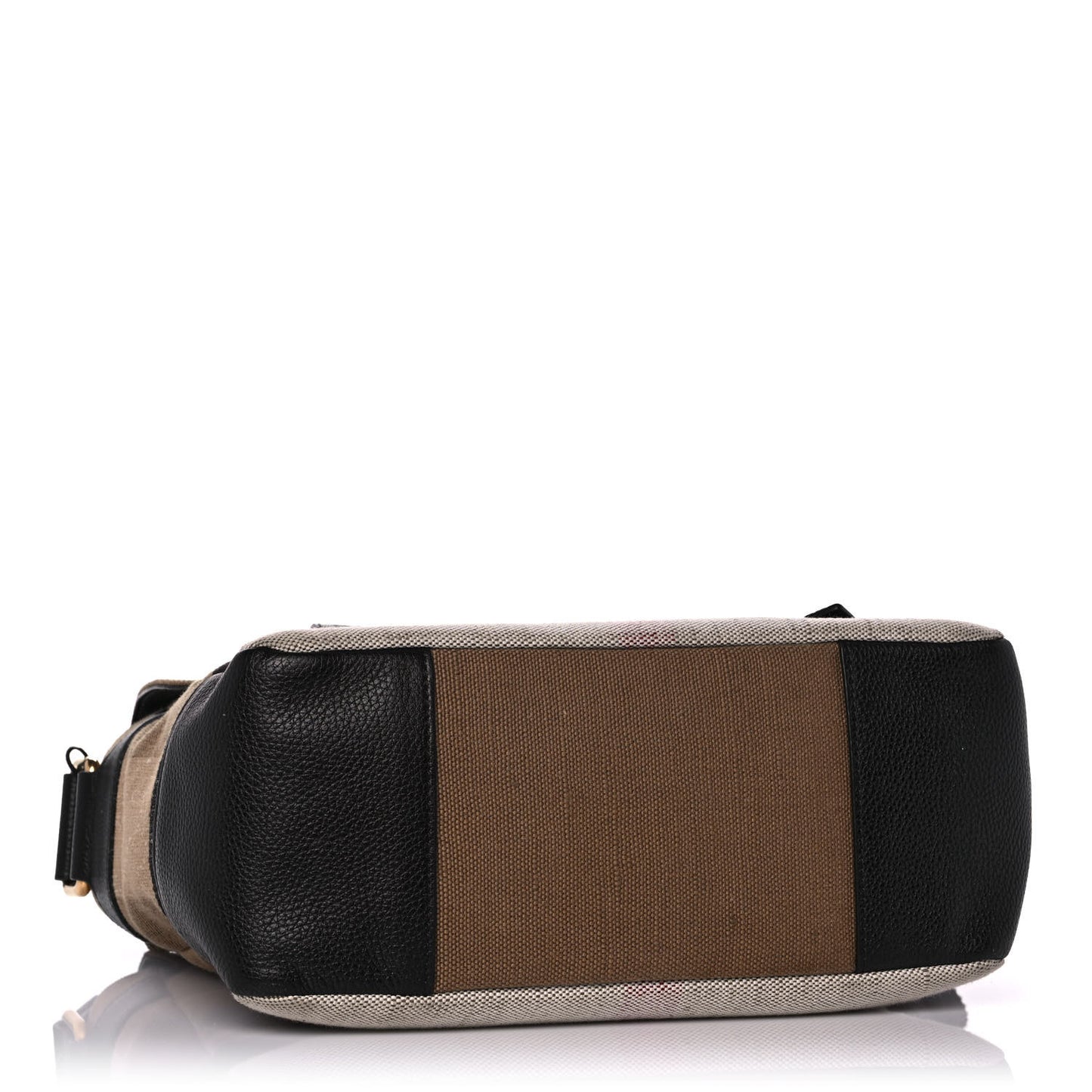 Canvas Mega Check Large Baildon Messenger Bag Black