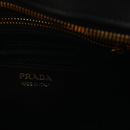 Prada Saffiano City Calfskin Small Esplanade Black 10 of 16