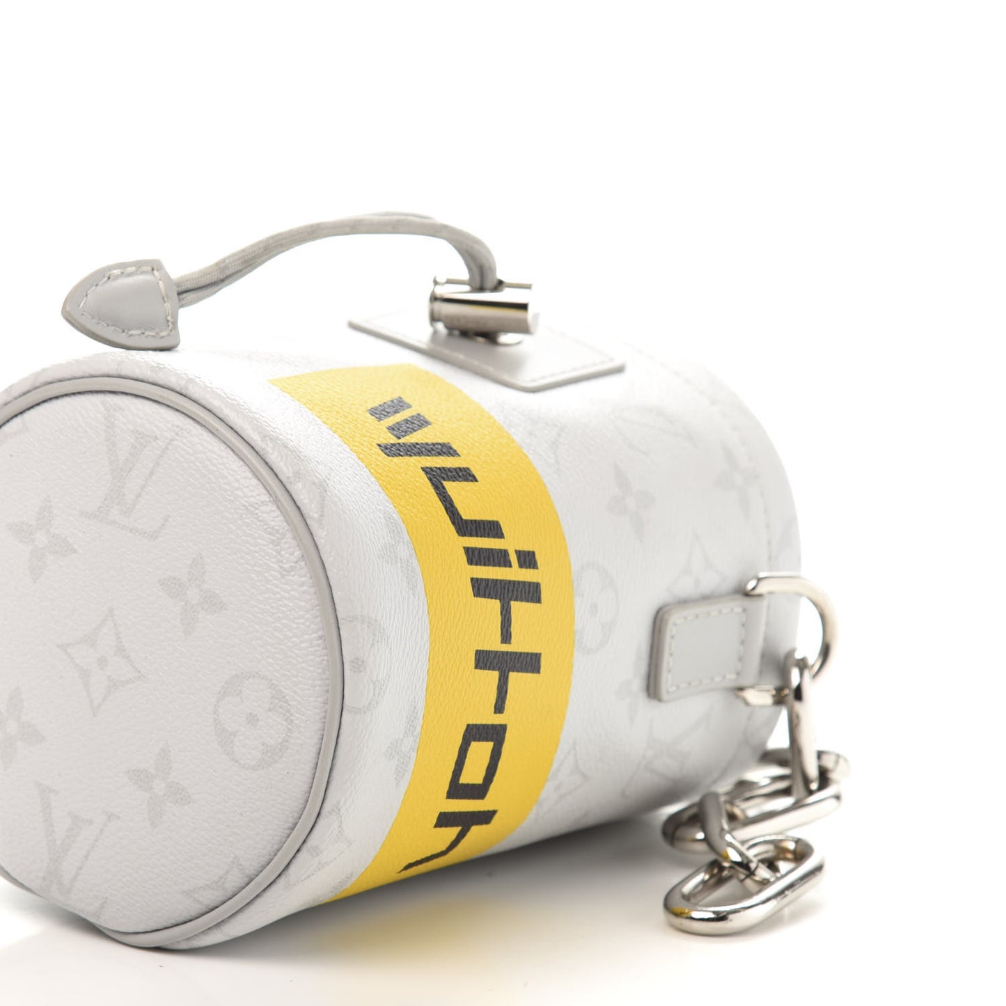 Monogram Chalk Nano Bag White