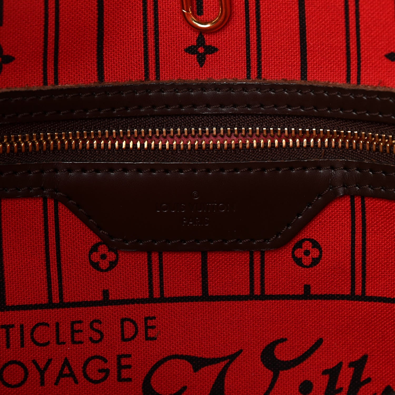 Louis Vuitton Damier Ebene Neverfull MM 6 of 14