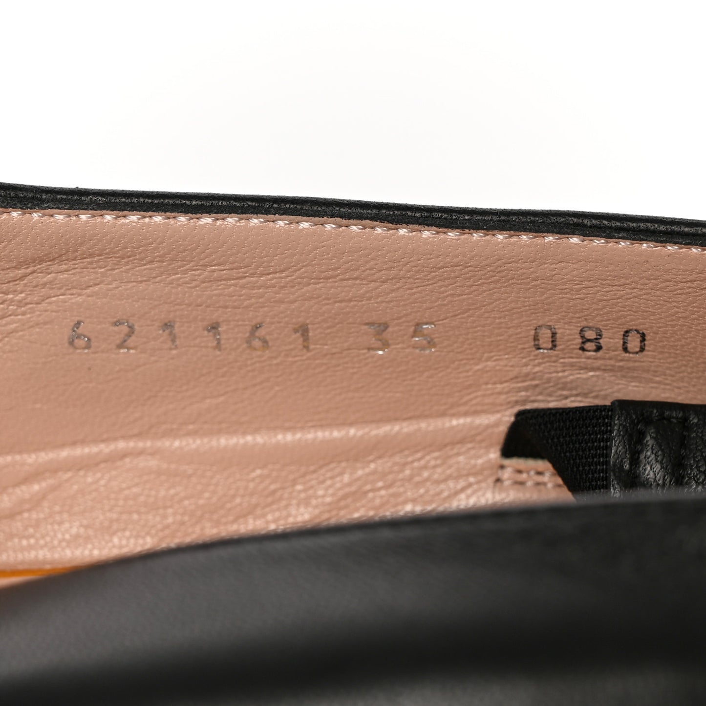 Nappa Lumiere Deva Horsebit Chain Embellished Flats 35 Black