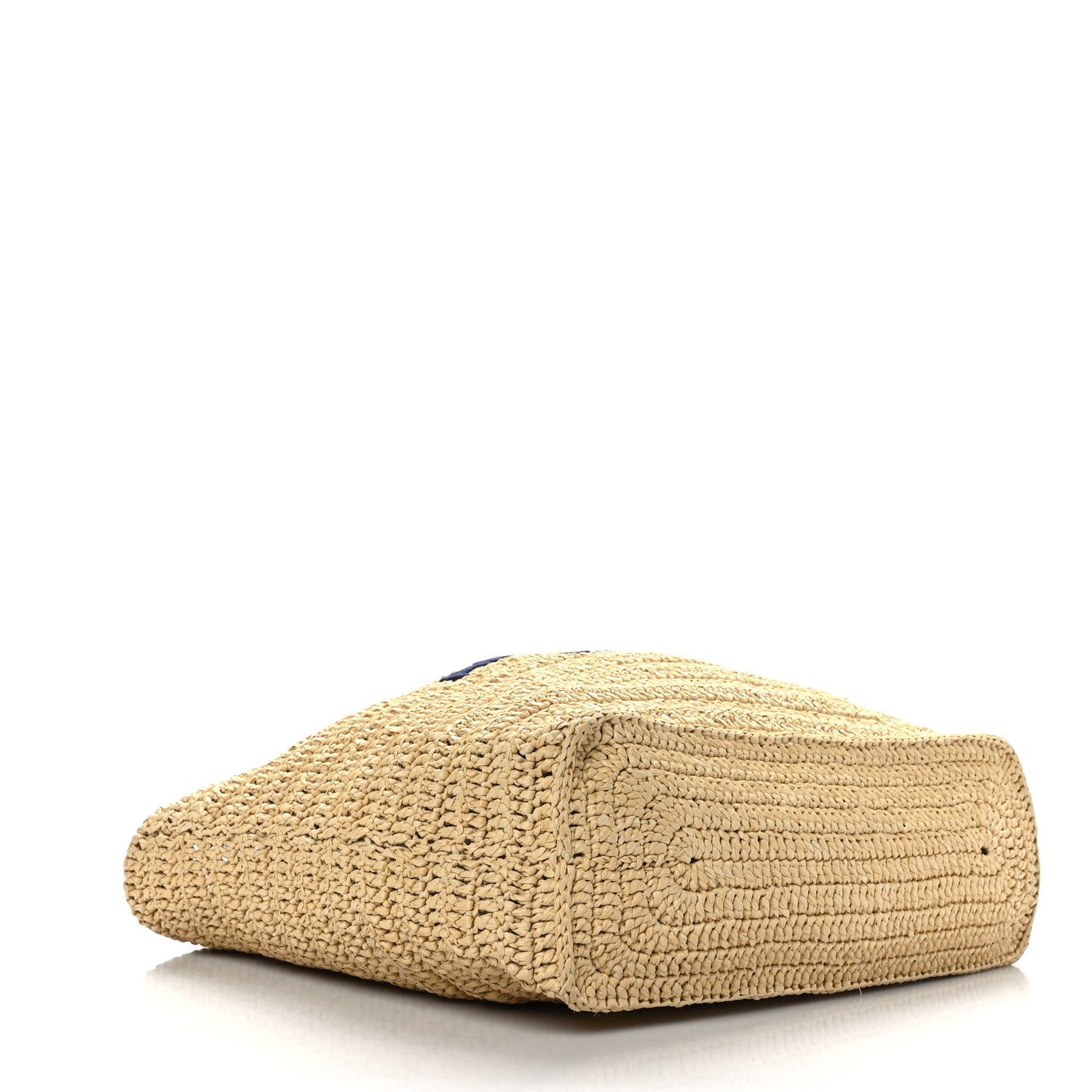 Saint Laurent Raffia Rive Gauche Tote Natural 4 of 10