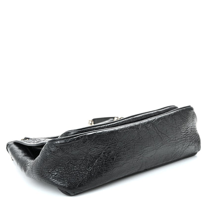 Saint Laurent Crinkled Calfskin Matelasse Monogram Medium Niki Chain Satchel Black 4 of 10