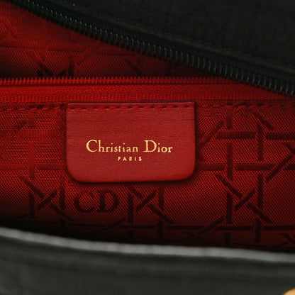 Christian Dior Nylon Cannage Large Lady Dior Black 6 of 13