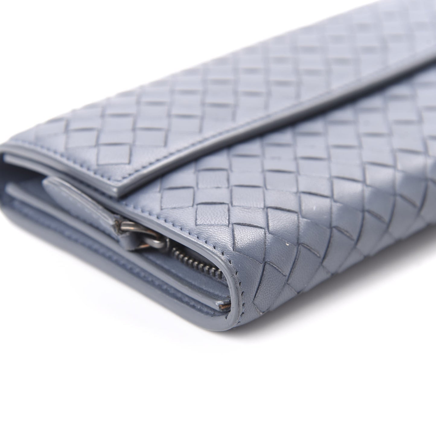 Nappa Intrecciato Continental Wallet Krim