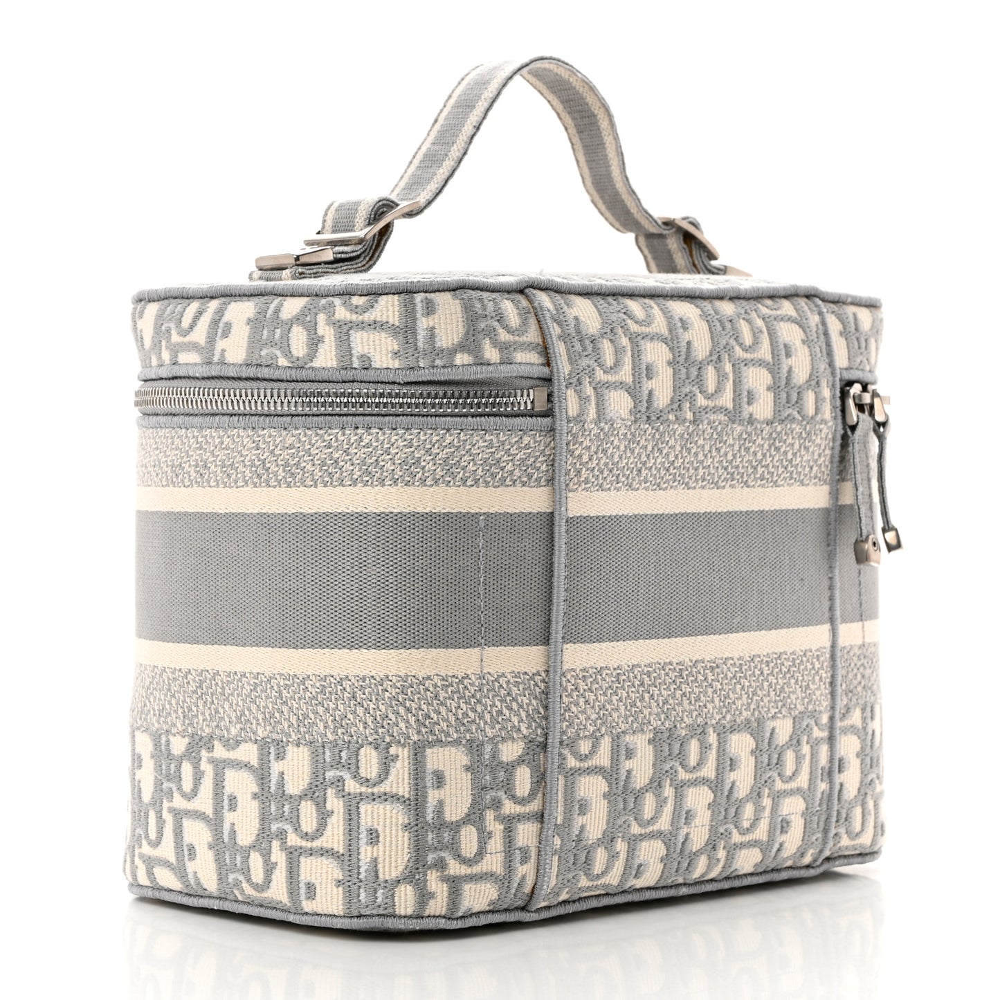 Oblique Diortravel Vanity Case Grey