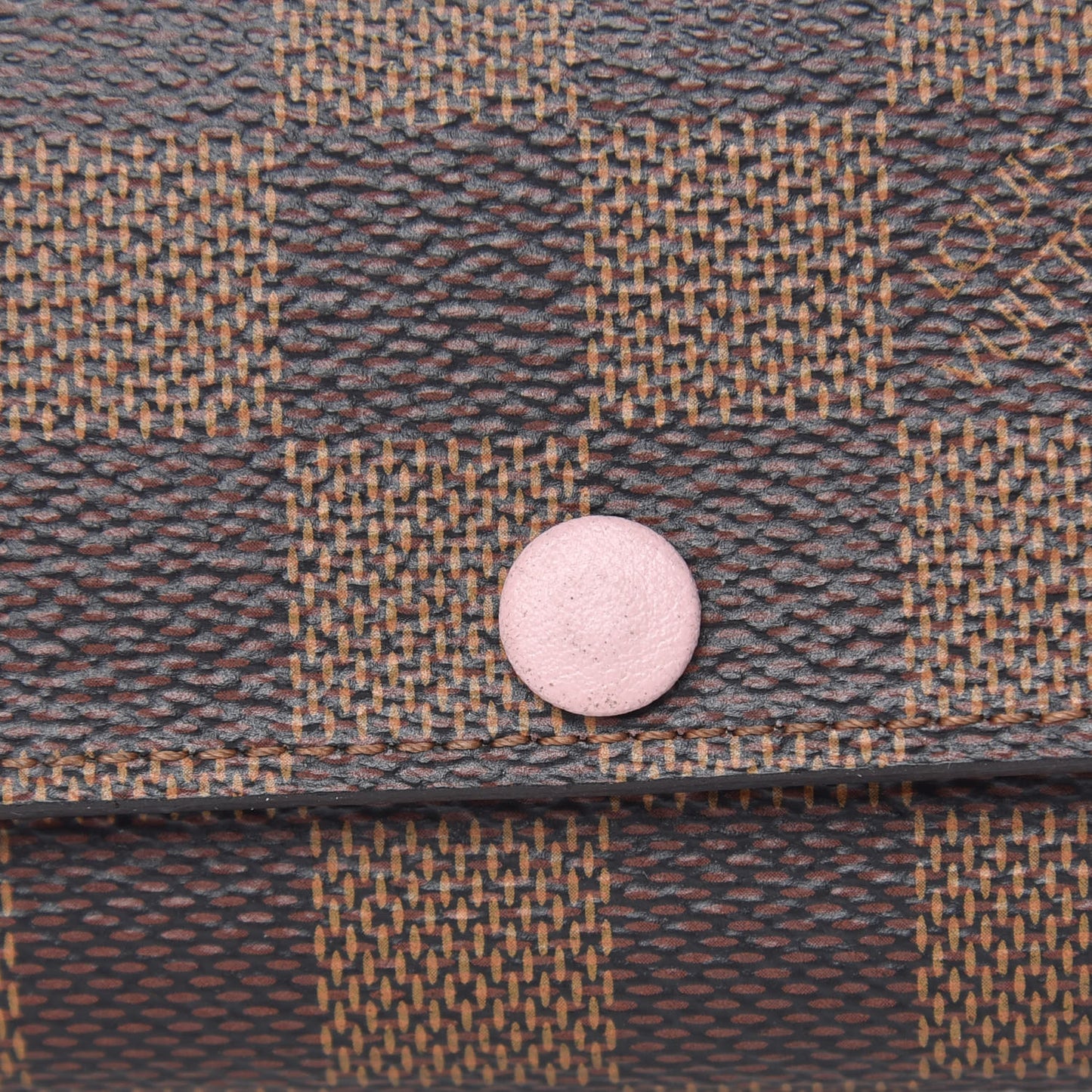 Damier Ebene Multicles 6 Key Holder Rose Ballerine