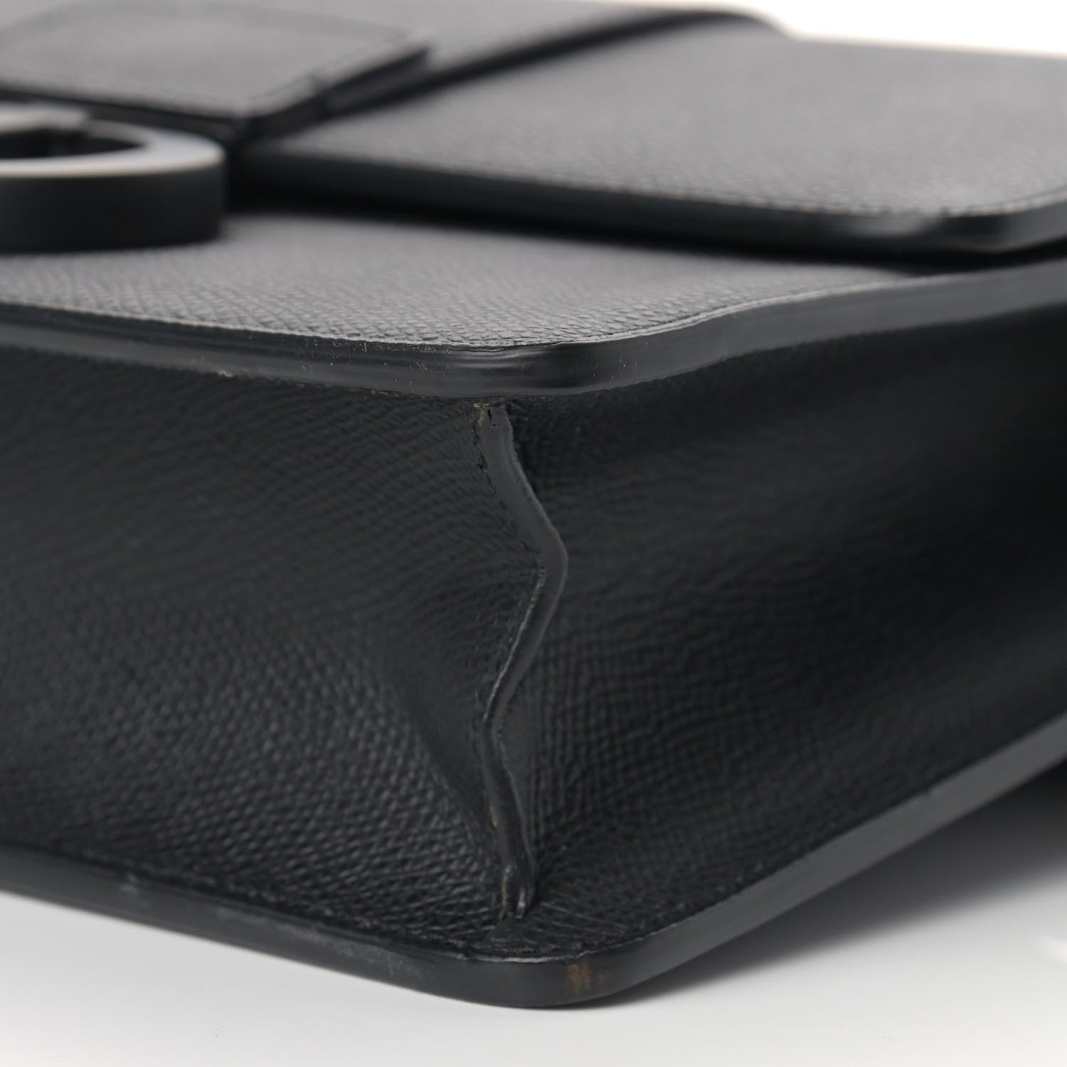 Christian Dior Ultra Matte Grained Calfskin 30 Montaigne Flap Bag Black 9 of 12