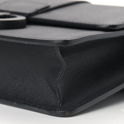 Christian Dior Ultra Matte Grained Calfskin 30 Montaigne Flap Bag Black 9 of 12