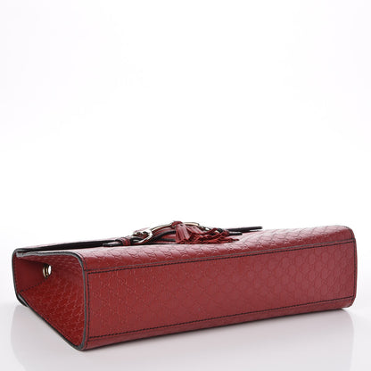 Gucci Microguccissima Medium Emily Chain Shoulder Bag Red 4 of 7