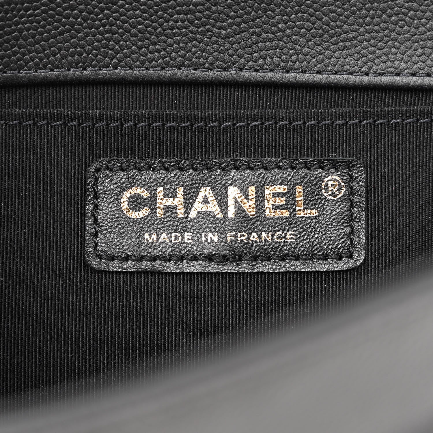 Chanel Caviar Quilted Medium Boy Flap Black 6 of 10