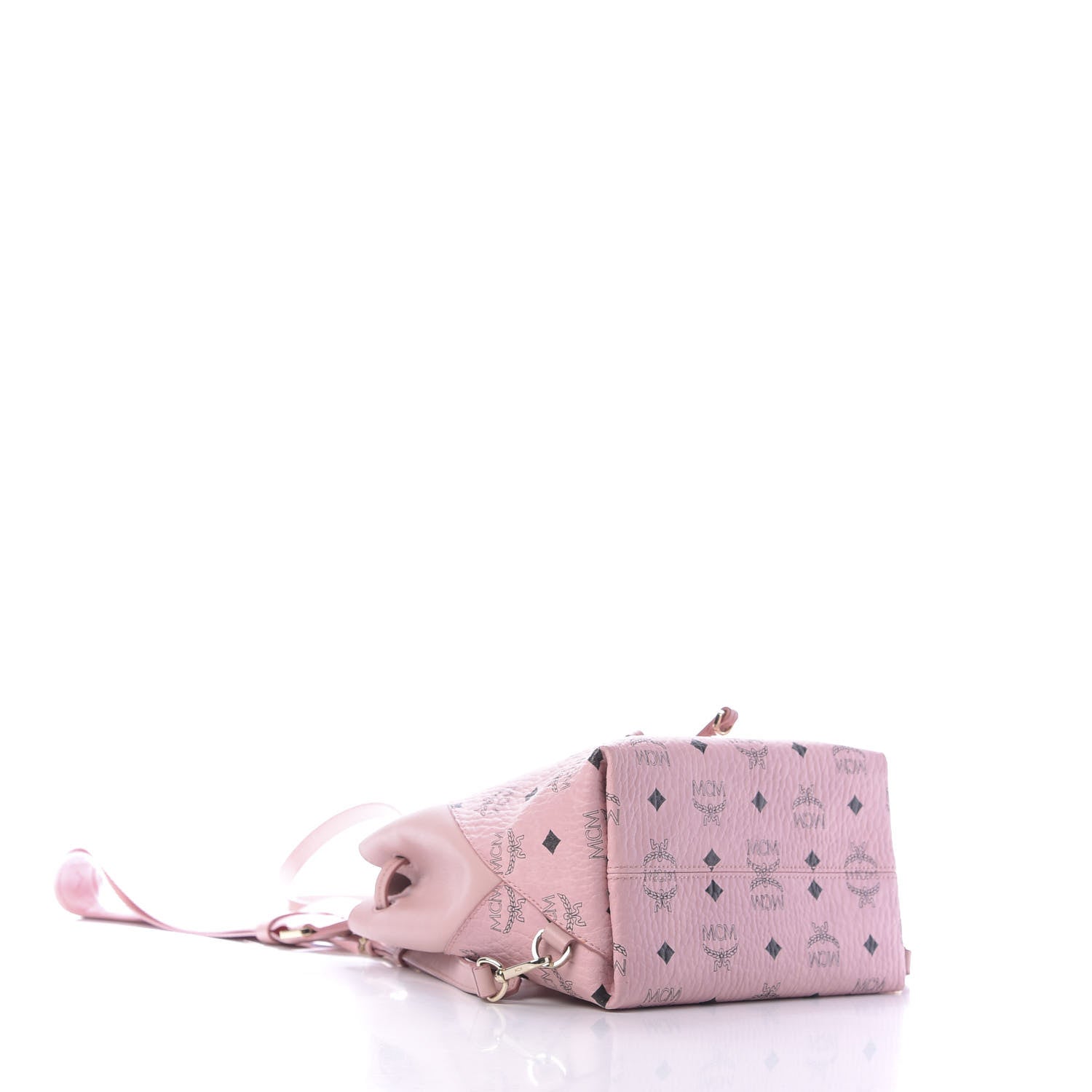 MCM Visetos Small Essential Backpack Pink 3 of 8