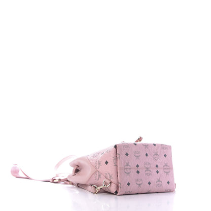 MCM Visetos Small Essential Backpack Pink 3 of 8