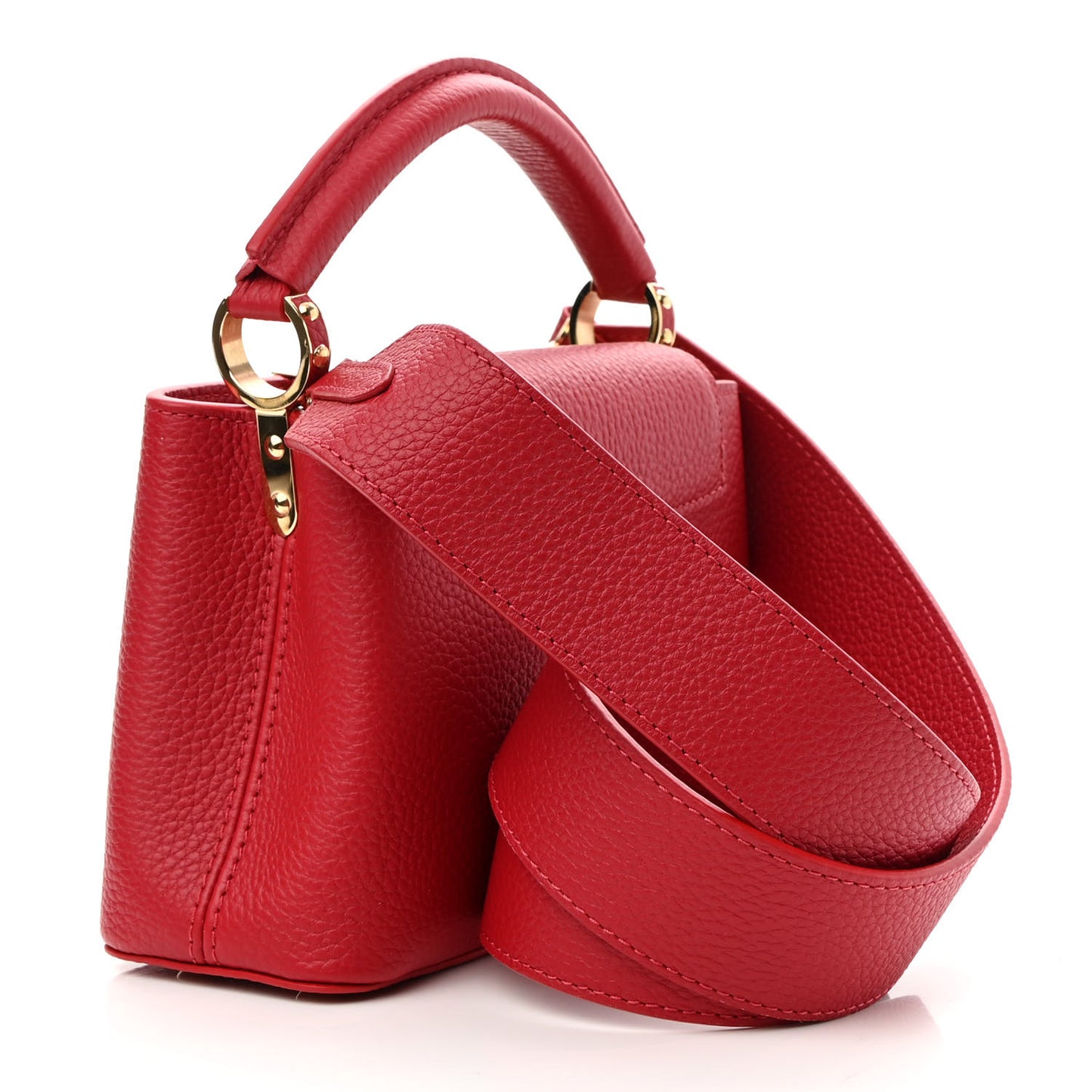 Taurillon Mini Capucines Scarlet