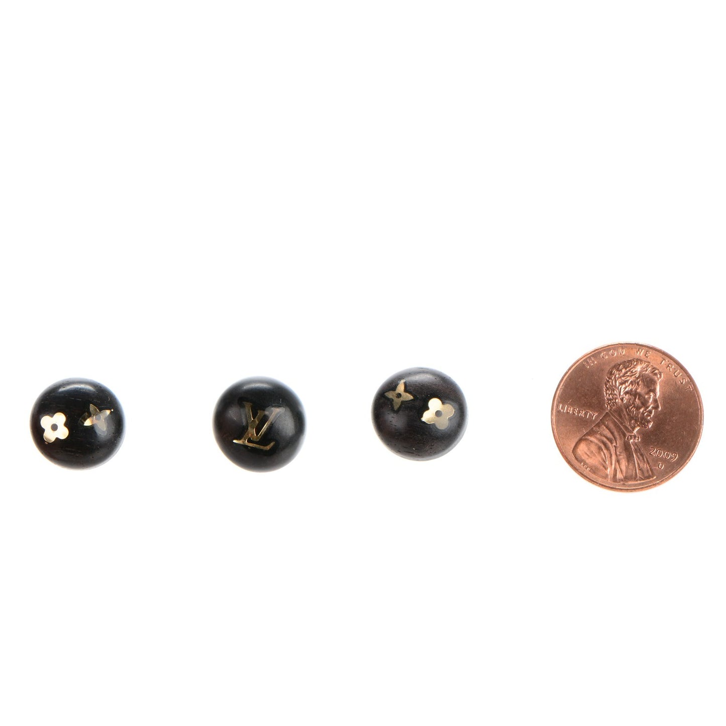 Tiger Wood Brass Silvania Stud Earrings
