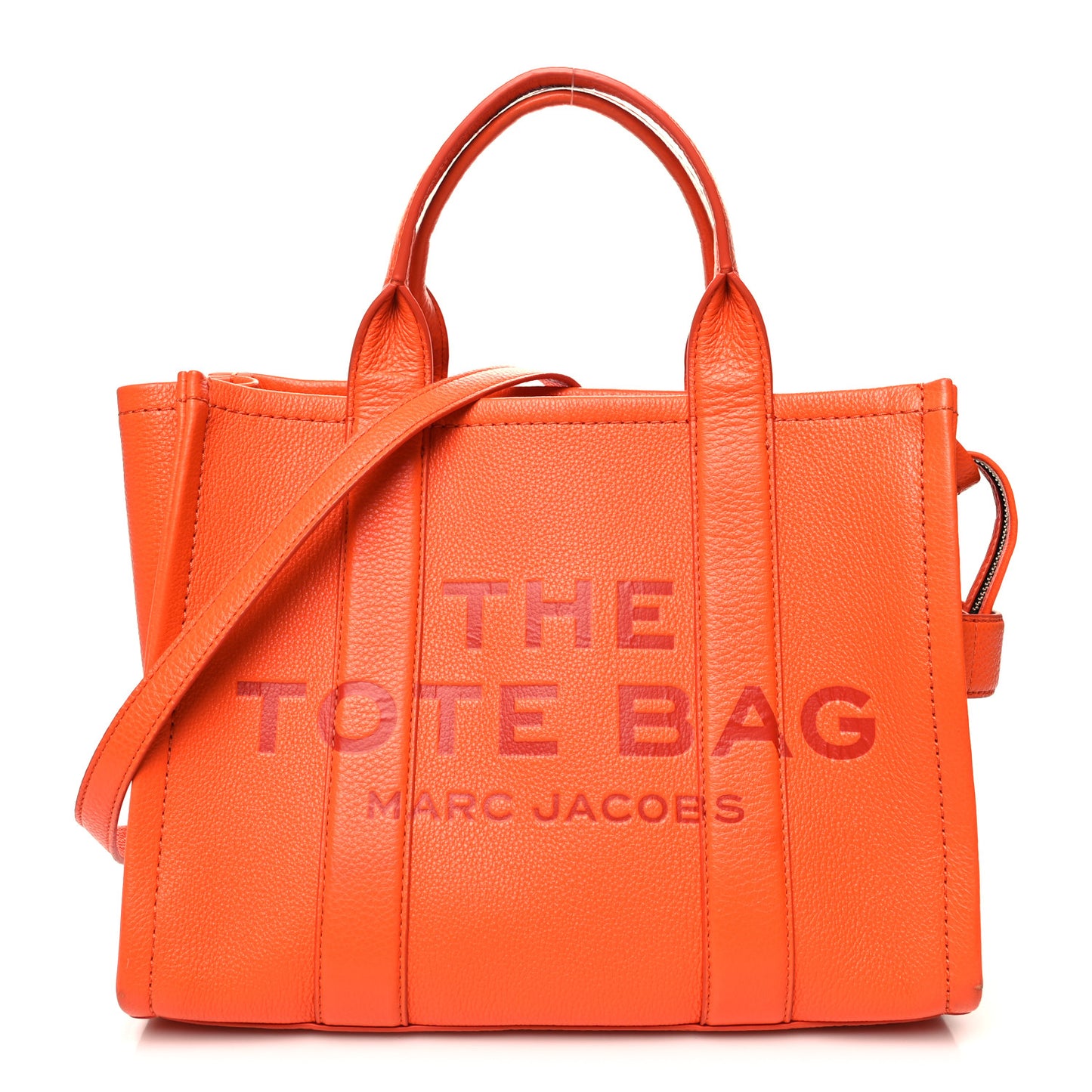 Grained Calfskin Medium The Tote Bag Dragon Fire