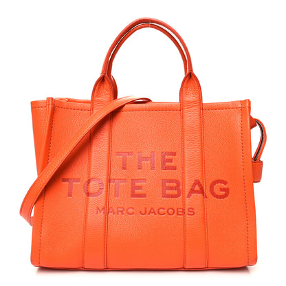 Marc Jacobs Grained Calfskin Medium The Tote Bag Dragon Fire 1 of 15