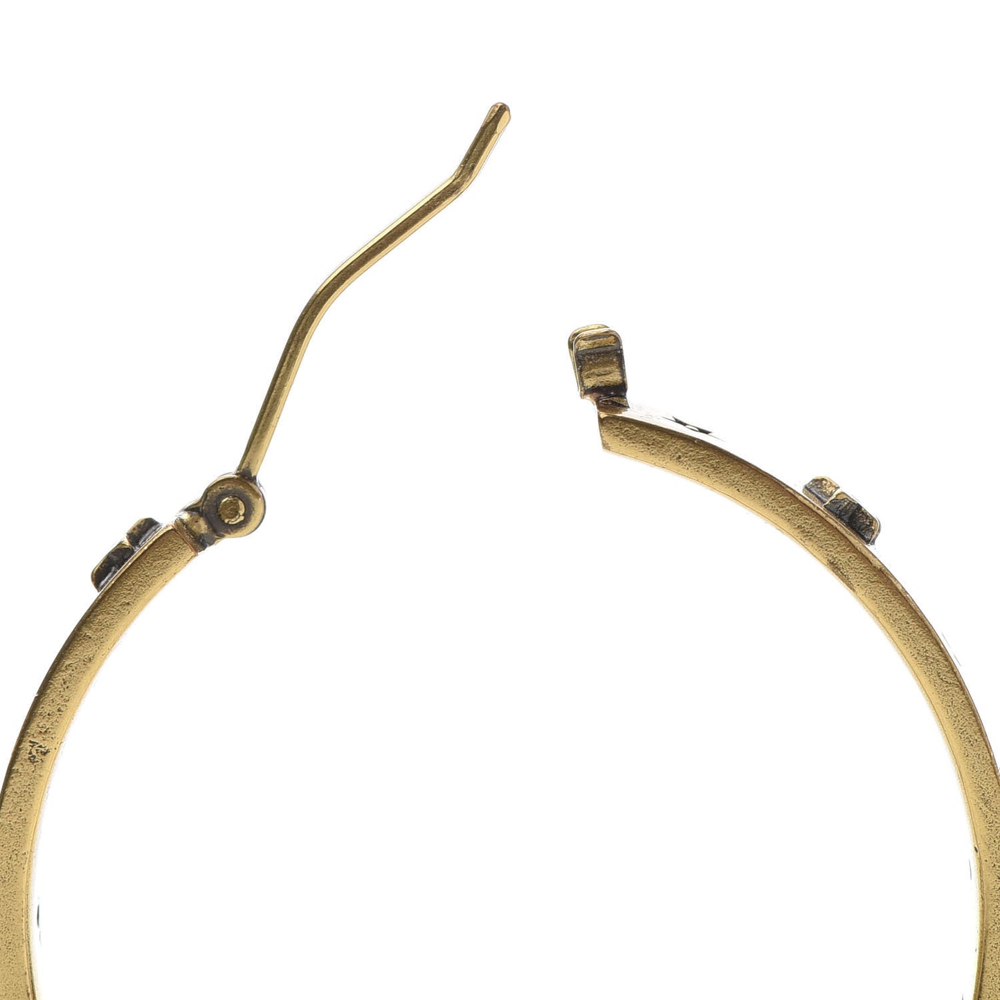Metal J'adior Medium Hoop Earrings Antique Gold